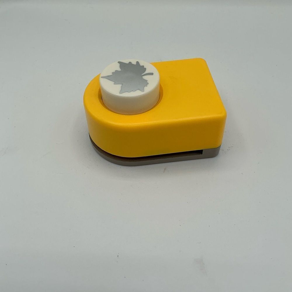 Yellow Leaf Shape Punch - Picture 2 of 5